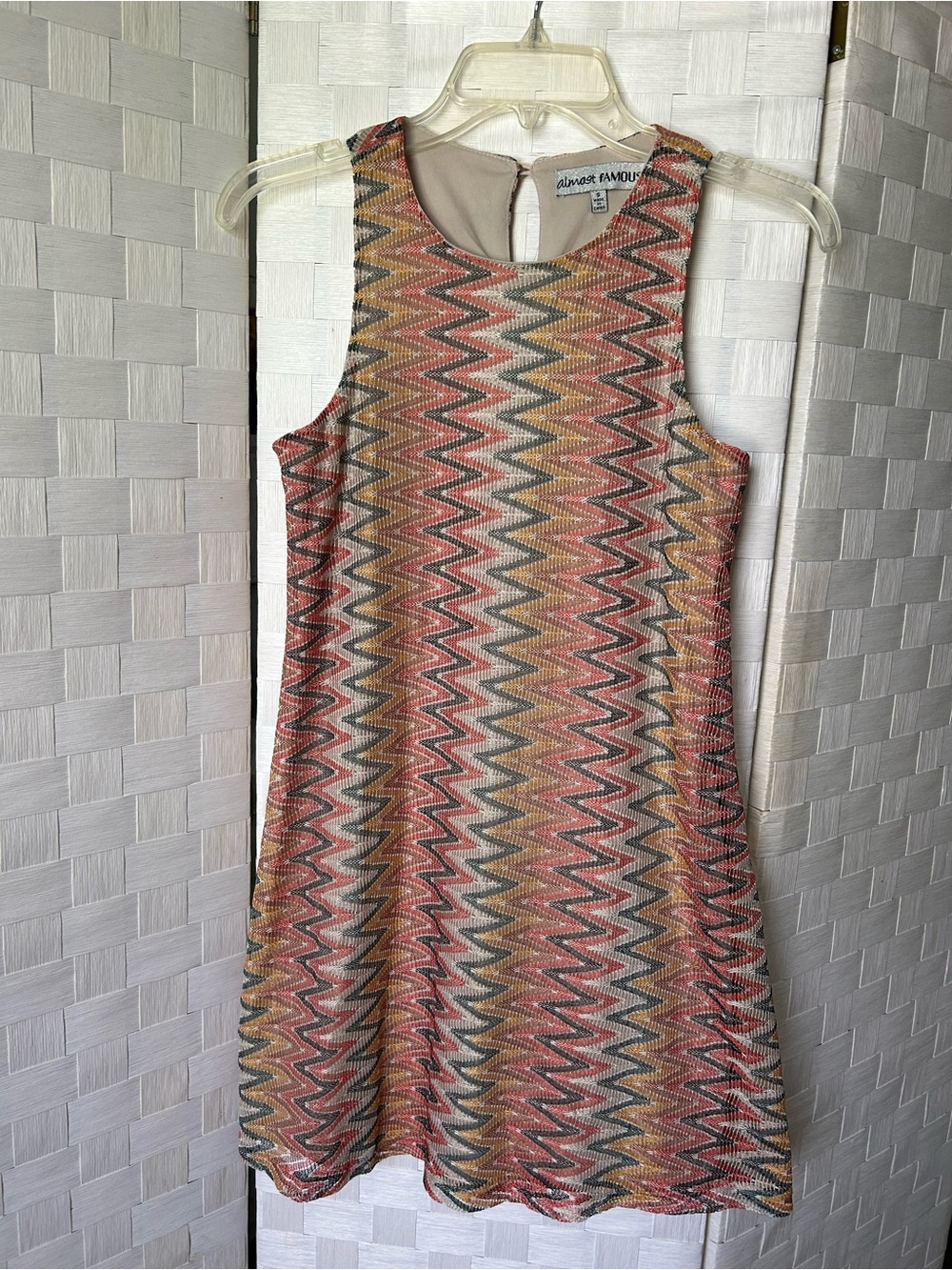 Almost Famous Boho chic short dress shirt